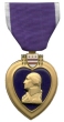Awarded the Purple Heart