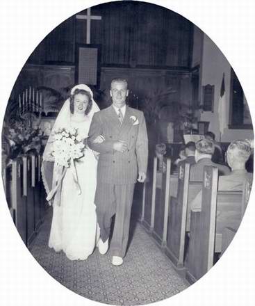 Frank & Betty Hermenet - Wedding