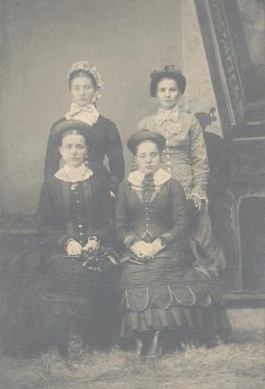 Mary Ann, Lydia Sarah, Hannah Alice & Emma Ida Hoy