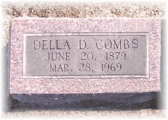 Della (Nincehelser) Combs - Sheridan Cemetery -Auburn