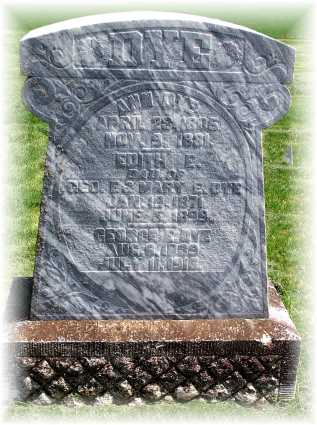 Buried - Howe Cemetery - Nemaha County, Nebraska