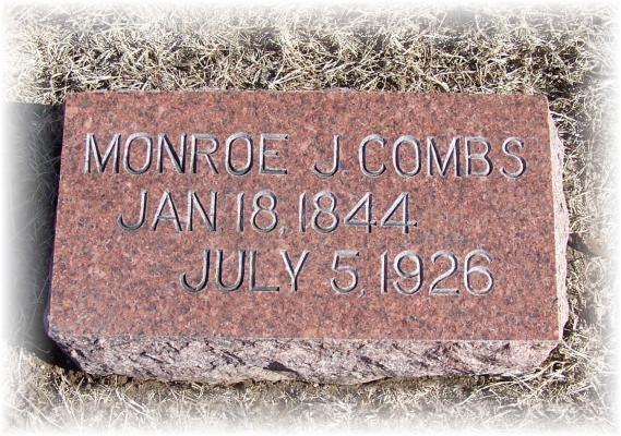 Monroe Combs - Tombstone - Mount Vernon - Peru