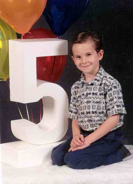 Christian Michael Eltiste - Five Years Old