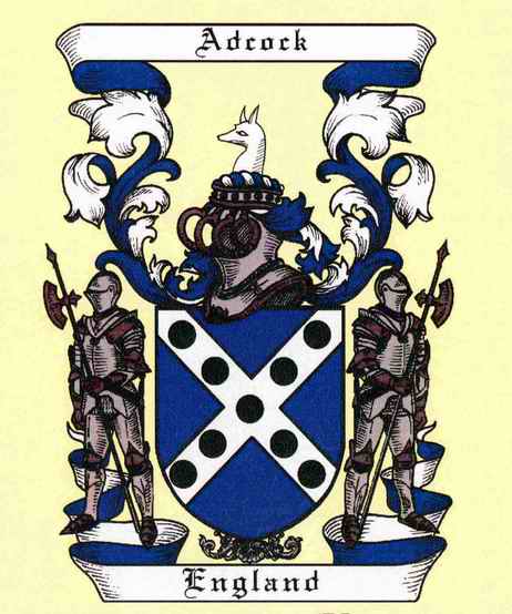 Adcock Family Coat of Arms